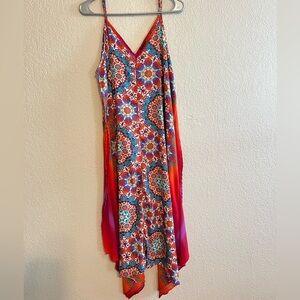 Vibrant Patterned Maxi Dress